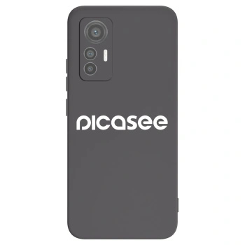 Picasee husă neagră din silicon pentru Xiaomi 12 Lite - Picasee - new logo - white