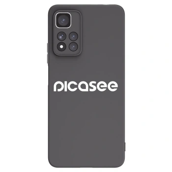 Picasee husă neagră din silicon pentru Xiaomi Redmi Note 11 Pro+ 5G - Picasee - new logo - white