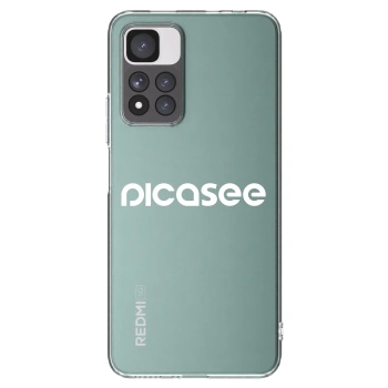 Picasee husă transparentă din silicon pentru Xiaomi Redmi Note 11 Pro+ 5G - Picasee - new logo - white