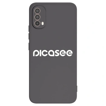 Husă pentru Motorola Moto E40 - Picasee - new logo - white