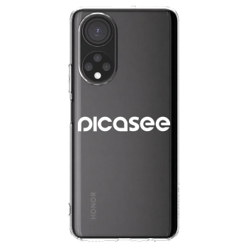 Picasee husă transparentă din silicon pentru Honor X7 - Picasee - new logo - white