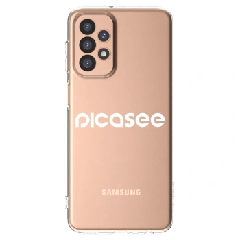 Picasee husă transparentă din silicon pentru Samsung Galaxy A23 A236B 5G - Picasee - new logo - white