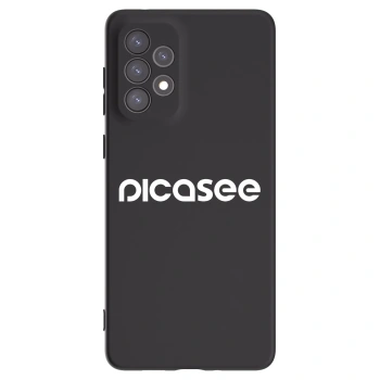 Picasee husă neagră din silicon pentru Samsung Galaxy A73 5G - Picasee - new logo - white
