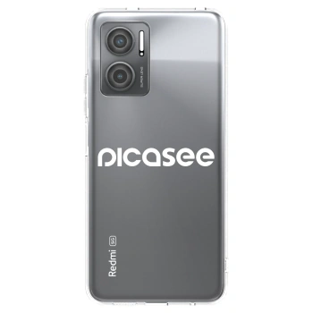 Picasee husă transparentă din silicon pentru Xiaomi Redmi 10 5G - Picasee - new logo - white