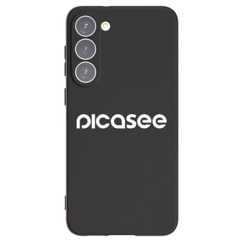 Picasee husă neagră din silicon pentru Samsung Galaxy S23+ 5G - Picasee - new logo - white