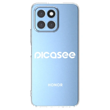 Picasee husă transparentă din silicon pentru Honor X6 - Picasee - new logo - white