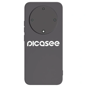 Picasee husă neagră din silicon pentru Honor Magic5 Lite 5G - Picasee - new logo - white