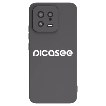 Picasee husă neagră din silicon pentru Xiaomi 13 - Picasee - new logo - white
