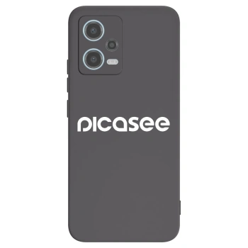 Picasee husă neagră din silicon pentru Xiaomi Redmi Note 12 5G - Picasee - new logo - white