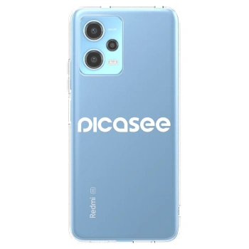 Picasee husă transparentă din silicon pentru Xiaomi Redmi Note 12 5G - Picasee - new logo - white