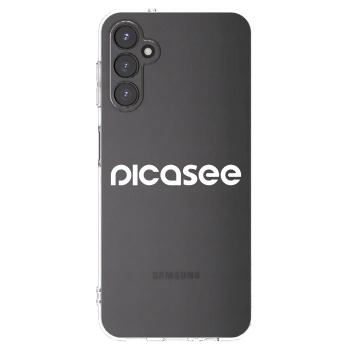 Picasee husă transparentă din silicon pentru Samsung Galaxy A14 5G A146P - Picasee - new logo - white