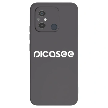 Picasee husă neagră din silicon pentru Xiaomi Redmi 12C - Picasee - new logo - white