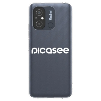 Picasee husă transparentă din silicon pentru Xiaomi Redmi 12C - Picasee - new logo - white