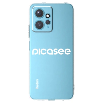 Picasee husă transparentă din silicon pentru Xiaomi Redmi Note 12 4G - Picasee - new logo - white