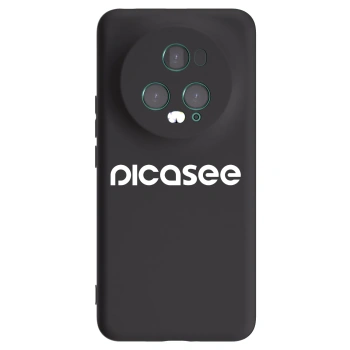 Picasee husă neagră din silicon pentru Honor Magic5 Pro - Picasee - new logo - white