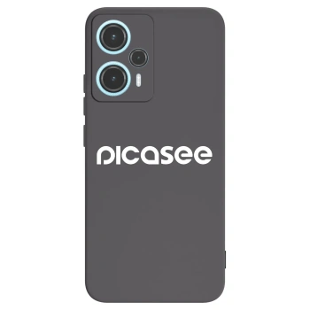 Picasee husă neagră din silicon pentru Xiaomi Poco F5 - Picasee - new logo - white