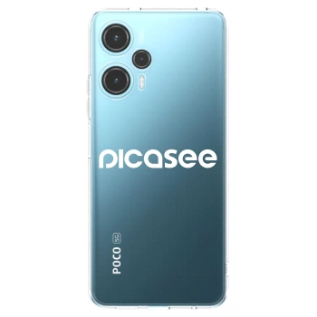 Picasee husă transparentă din silicon pentru Xiaomi Poco F5 - Picasee - new logo - white