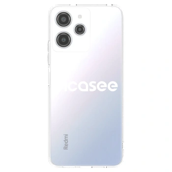 Picasee husă transparentă din silicon pentru Xiaomi Redmi 12 4G - Picasee - new logo - white