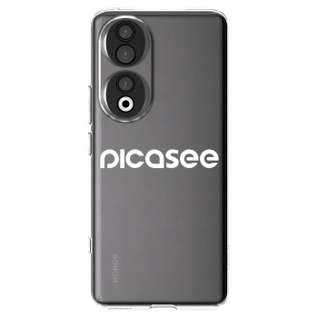 Picasee husă transparentă din silicon pentru Honor 90 5G - Picasee - new logo - white