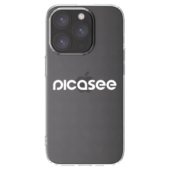 Picasee husă transparentă din silicon pentru Apple iPhone 15 Pro - Picasee - new logo - white
