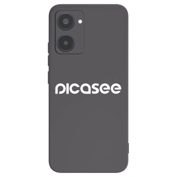 Picasee husă neagră din silicon pentru Realme 10 4G - Picasee - new logo - white