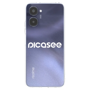 Picasee husă transparentă din silicon pentru Realme 10 4G - Picasee - new logo - white