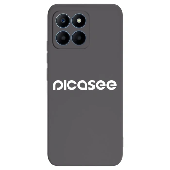 Picasee husă neagră din silicon pentru Honor 70 Lite - Picasee - new logo - white