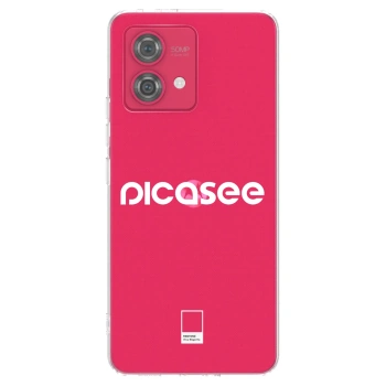 Picasee husă transparentă din silicon pentru Motorola Moto G84 5G - Picasee - new logo - white
