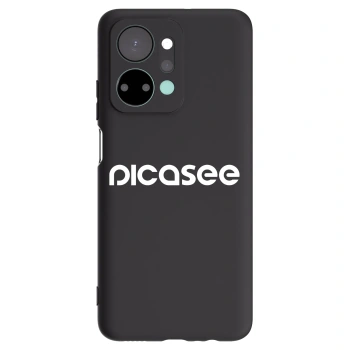Picasee husă neagră din silicon pentru Honor X7a - Picasee - new logo - white