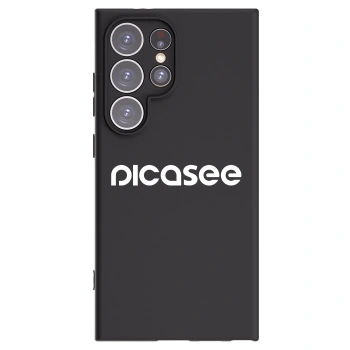 Picasee husă neagră din silicon pentru Samsung Galaxy S24 Ultra S928B 5G - Picasee - new logo - white