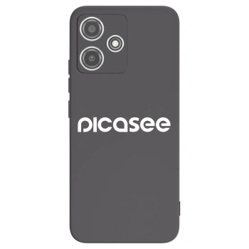 Picasee husă neagră din silicon pentru Xiaomi Redmi 12 5G - Picasee - new logo - white