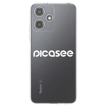 Picasee husă transparentă din silicon pentru Xiaomi Redmi 12 5G - Picasee - new logo - white