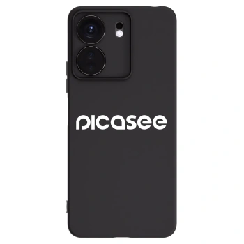 Picasee husă neagră din silicon pentru Xiaomi Redmi 13C 4G - Picasee - new logo - white