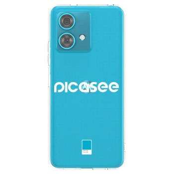 Picasee husă transparentă din silicon pentru Motorola Edge 40 Neo - Picasee - new logo - white