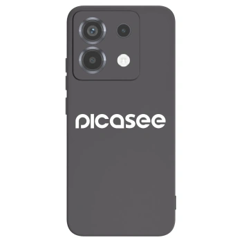 Picasee husă neagră din silicon pentru Xiaomi Poco X6 - Picasee - new logo - white