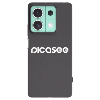 Picasee husă neagră din silicon pentru Xiaomi Redmi Note 13 5G - Picasee - new logo - white