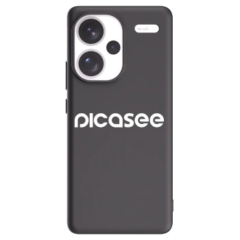 Picasee husă neagră din silicon pentru Xiaomi Redmi Note 13 Pro+ 5G - Picasee - new logo - white
