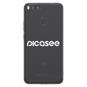 Husă pentru Xiaomi Mi A1 Global - Picasee - new logo - white
