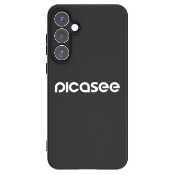 Picasee husă neagră din silicon pentru Samsung Galaxy A55 5G A556B - Picasee - new logo - white