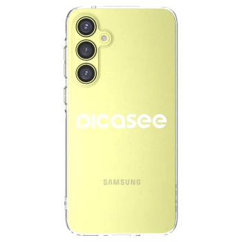 Picasee husă transparentă din silicon pentru Samsung Galaxy A35 5G A356B - Picasee - new logo - white