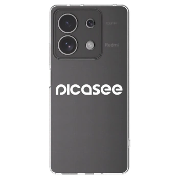 Picasee husă transparentă din silicon pentru Xiaomi Redmi Note 13 4G - Picasee - new logo - white