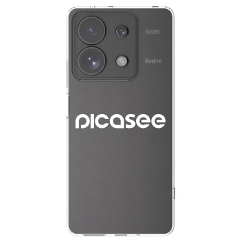 Picasee husă transparentă din silicon pentru Xiaomi Redmi Note 13 Pro 4G - Picasee - new logo - white