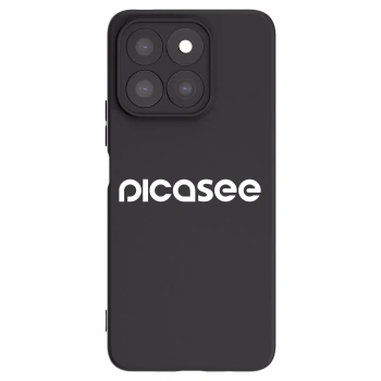 Picasee husă neagră din silicon pentru Honor X8b - Picasee - new logo - white