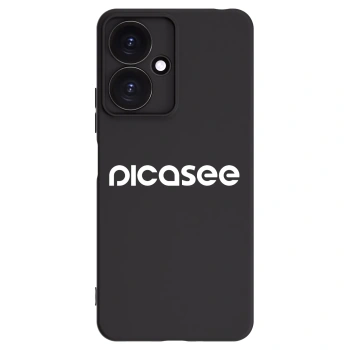 Picasee husă neagră din silicon pentru Xiaomi Redmi 13C 5G - Picasee - new logo - white