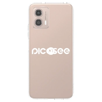 Picasee husă transparentă din silicon pentru Motorola Moto G53 5G - Picasee - new logo - white