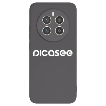 Picasee husă neagră din silicon pentru Realme 12 Pro 5G - Picasee - new logo - white