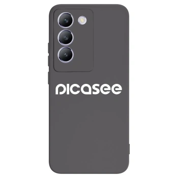 Picasee husă neagră din silicon pentru Vivo V40 SE 5G - Picasee - new logo - white