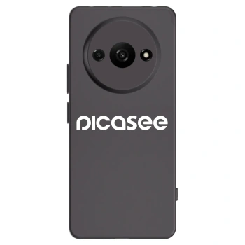 Picasee husă neagră din silicon pentru Xiaomi Redmi A3 - Picasee - new logo - white