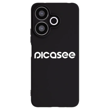 Picasee husă neagră din silicon pentru Xiaomi Redmi 13 4G - Picasee - new logo - white