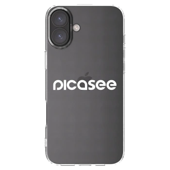 Picasee husă transparentă din silicon pentru Apple iPhone 16 Plus - Picasee - new logo - white